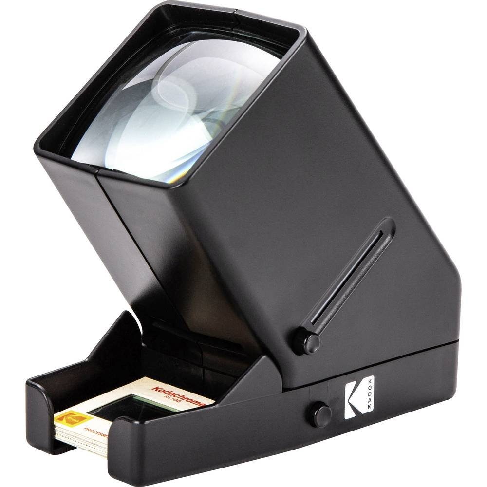 Kodak 35 mm Dia-Betrachter Diascanner, (3x Vergrößerung, LED-Beleuchtung, Akku-/Batteriebetrieb möglich)