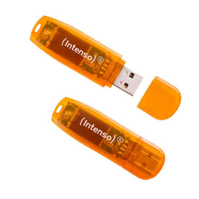 Intenso Rainbow Line 64GB Orange 2er USB-Stick