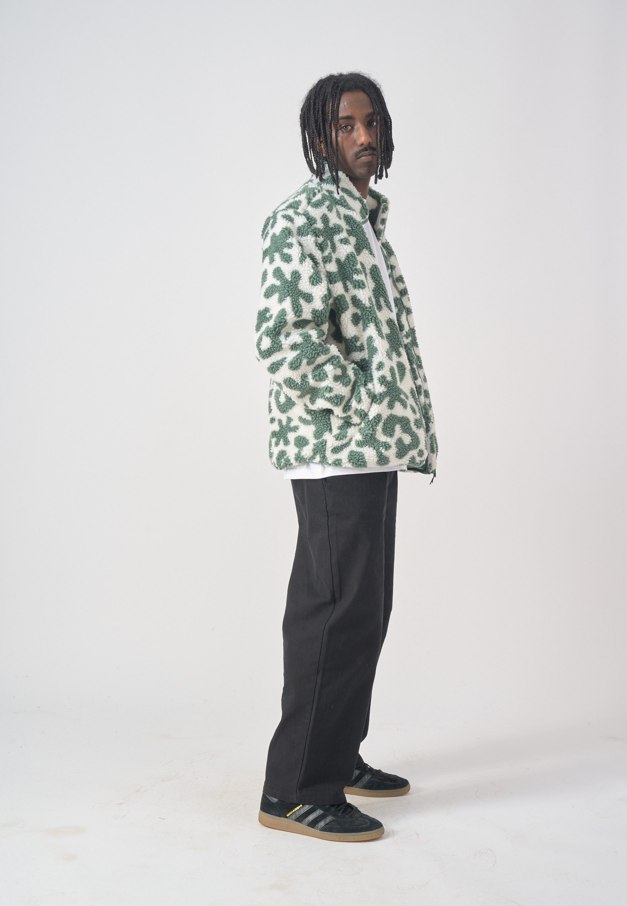 Cleptomanicx Fleecejacke mit lockerem Schntt