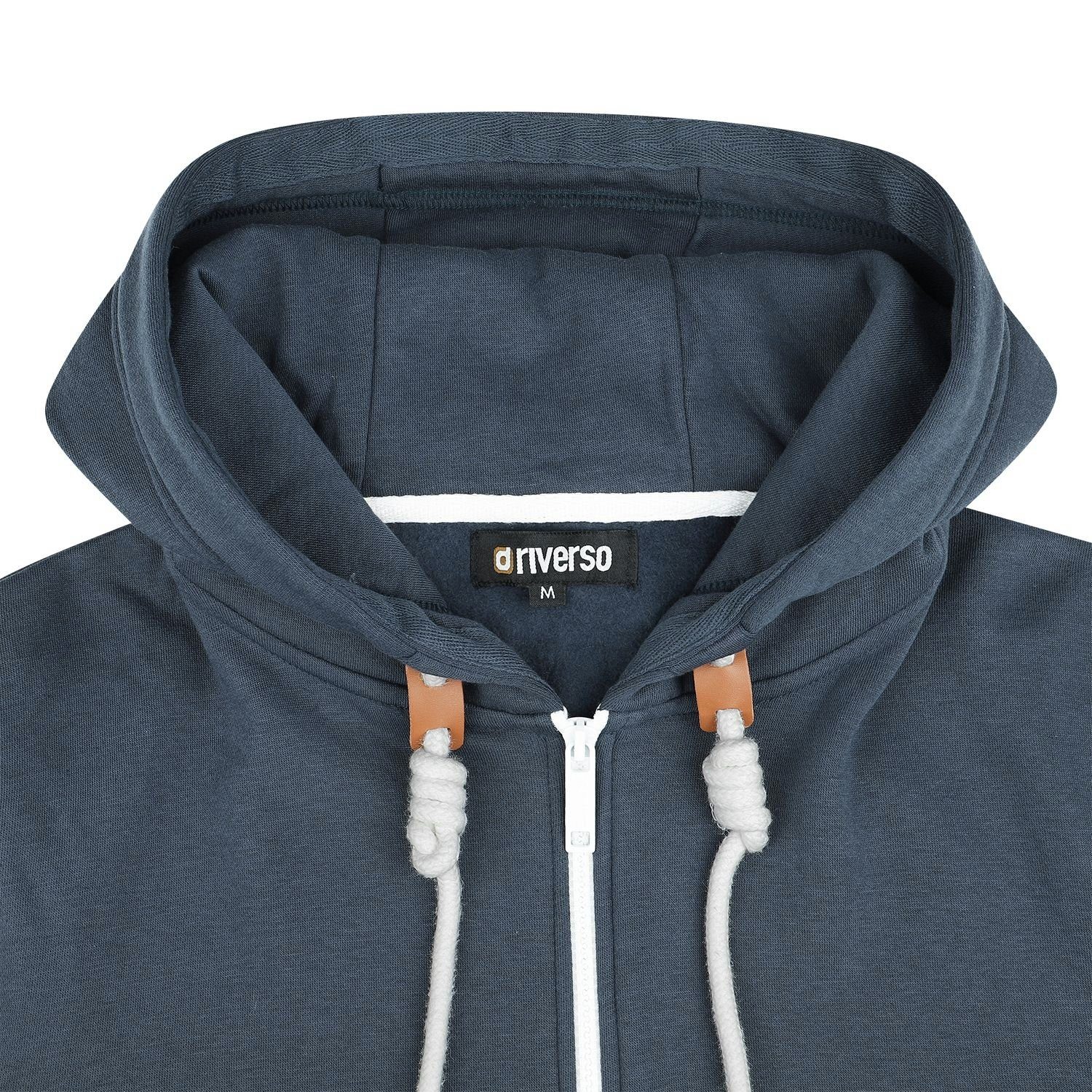 RIVThilo Regular Kapuzensweatjacke Fit Navy Sweatjacke Herren riverso Hoodie (19400)