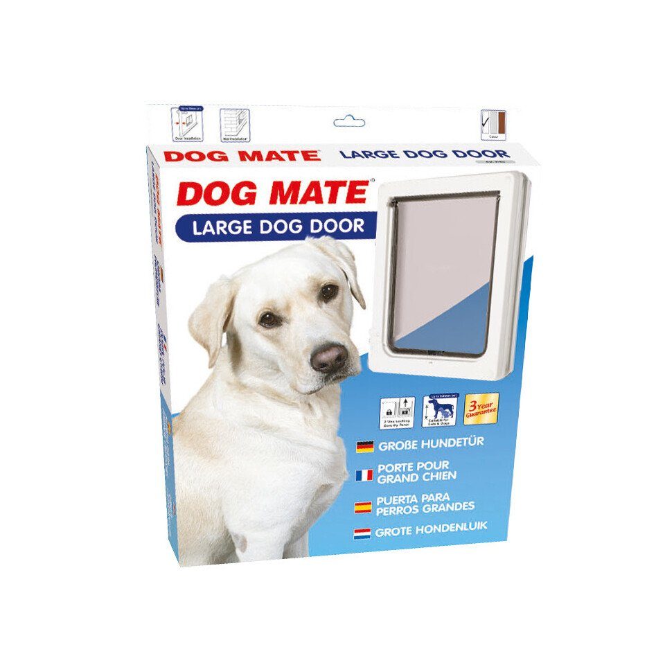 DOG MATE Для собакklappe Для собакtür 216 W weiß