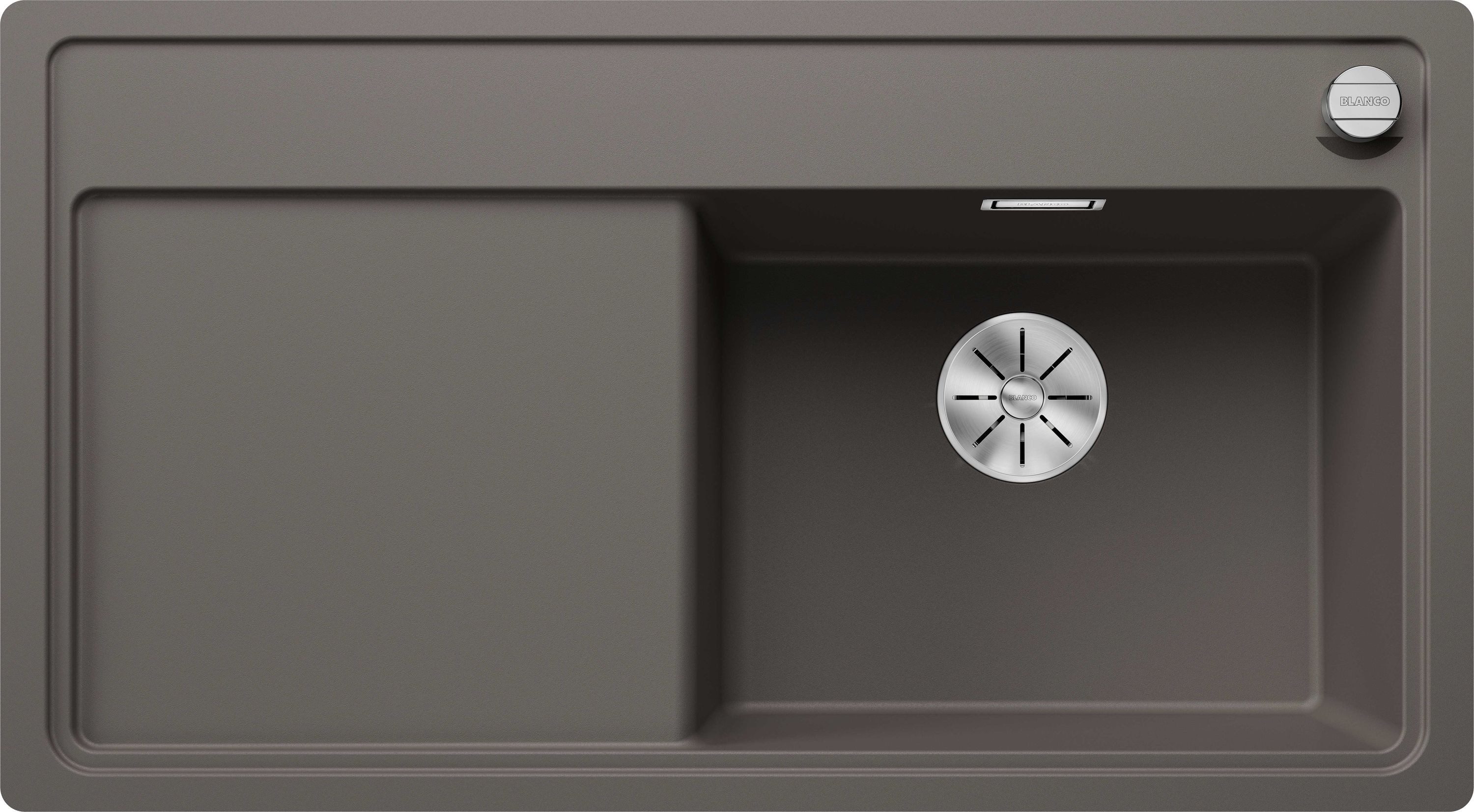 Einbauspüle ZENAR 5 S-F Einbauspüle SILGRANIT vulkangrau ab 50 cm Excenter