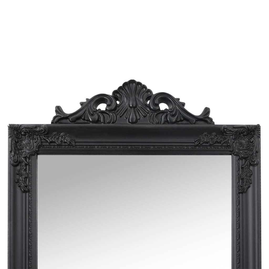 furnicato 45x180 Schwarz cm Standspiegel Wandspiegel