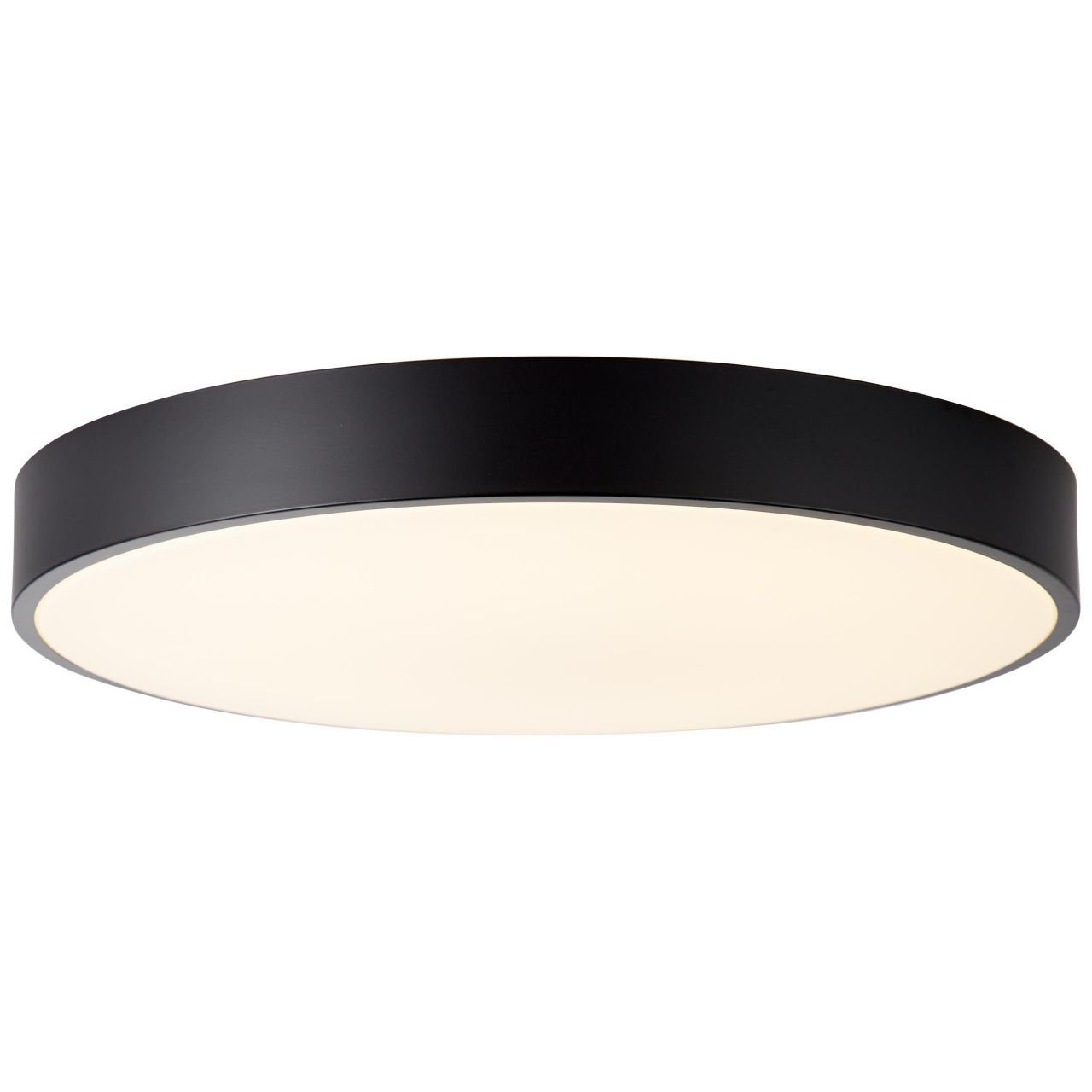 60W Brilliant 49cm Deckenleuchte weiß/schwarz Slimline Deckenleuchte Lampe integr Slimline, LED 3000-6500K, LED 1x