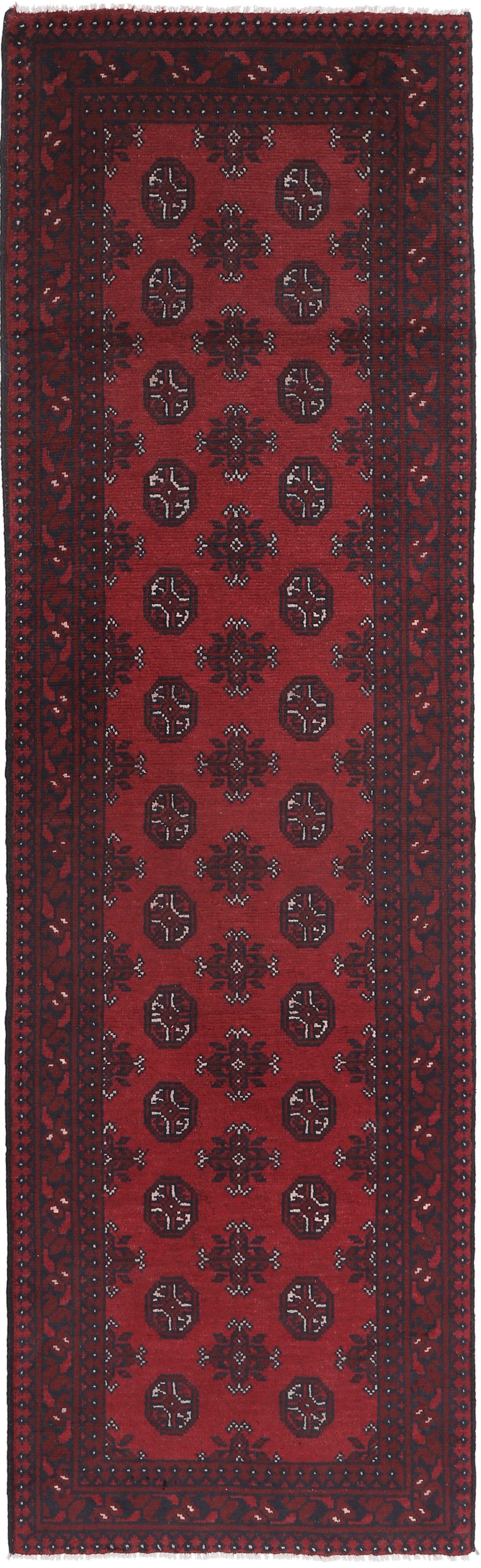 Carpet Avenue Teppich Afghan Aktscha 287x77, Läufer, Höhe: 8 mm