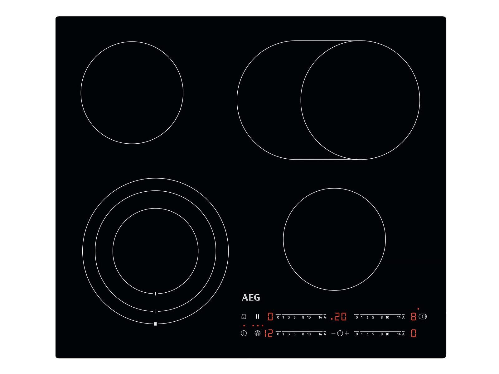 AEG Elektro-Kochfeld 949492638, Timer