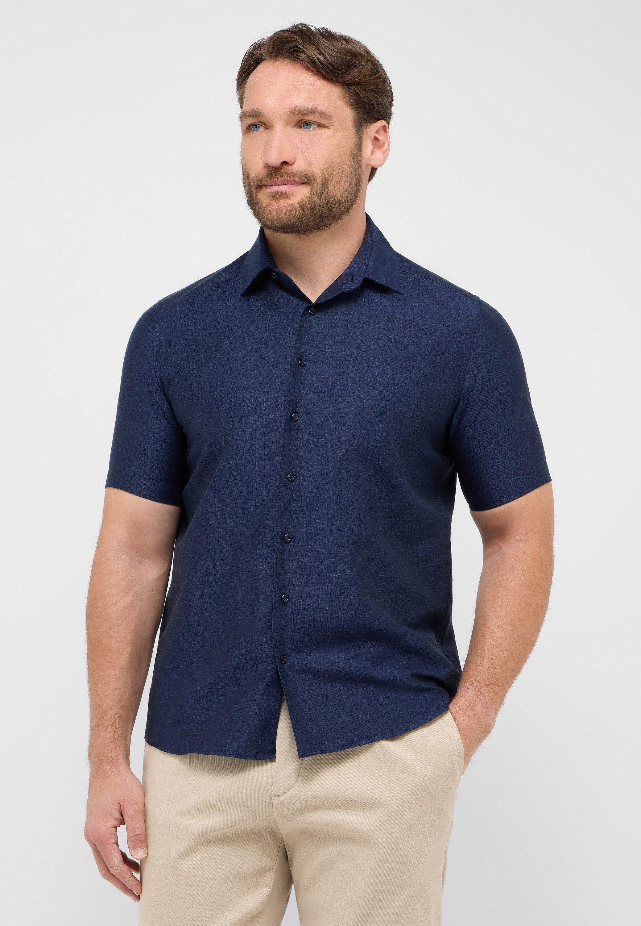 Eterna Kurzarmhemd COMFORT FIT EASY IRON günstig online kaufen