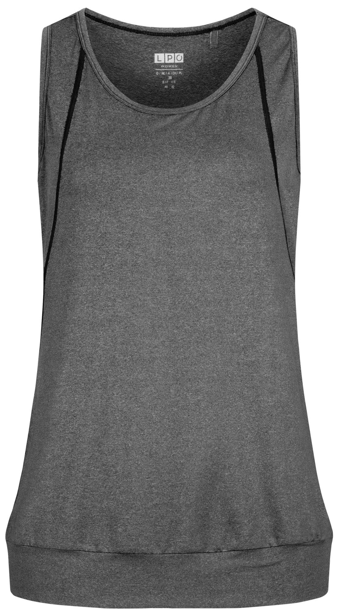 LPO Funktionsshirt NAKINA TOP WOMEN Funktionsshirt mit V-Ausschnitt