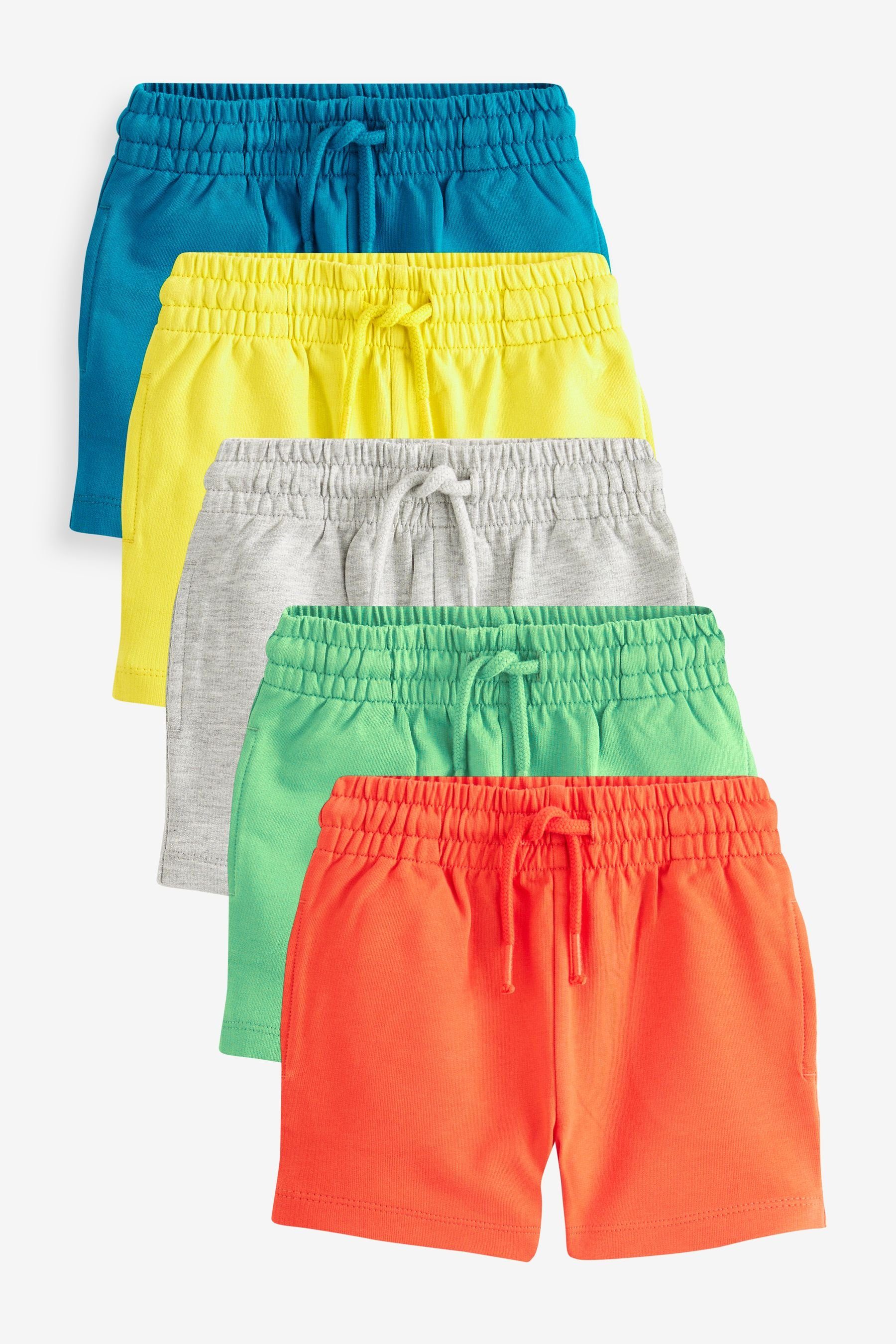 Next Sweatshorts (5-tlg) 5er-Pack Jersey-Shorts Rainbow