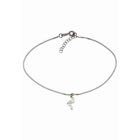 Firetti Fußkette Schmuck Geschenk Silber 925 Körperschmuck Flamingo Venezianerkette