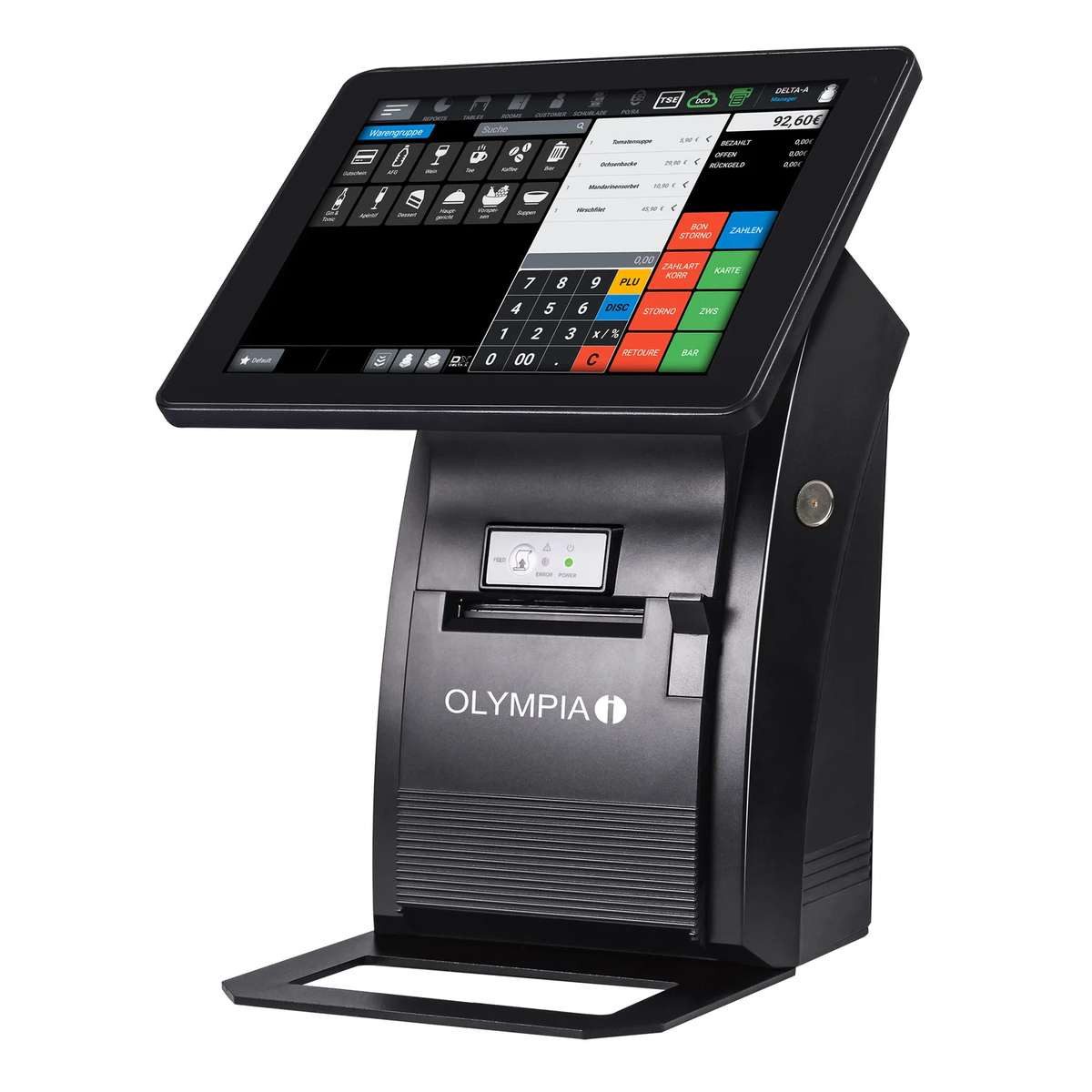 Olympia POS-System Olympia T210 All-in-One 25,4 cm (10) Touchscreen Schwarz
