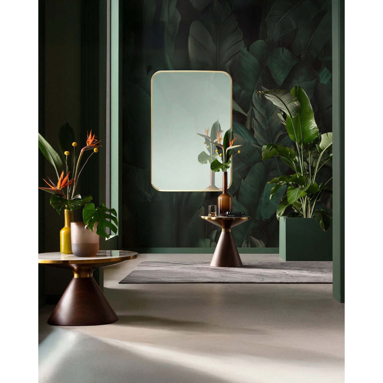 Kare Design Wandspiegel Simply, mit Metallrahmen, 80x120 cm