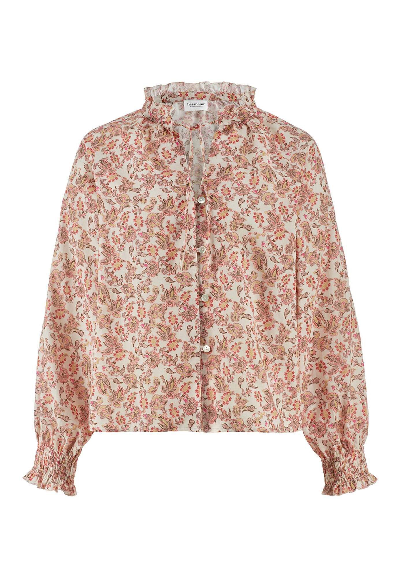 Hessnatur Klassische Bluse aus reiner Bio-Baumwolle (1-tlg)