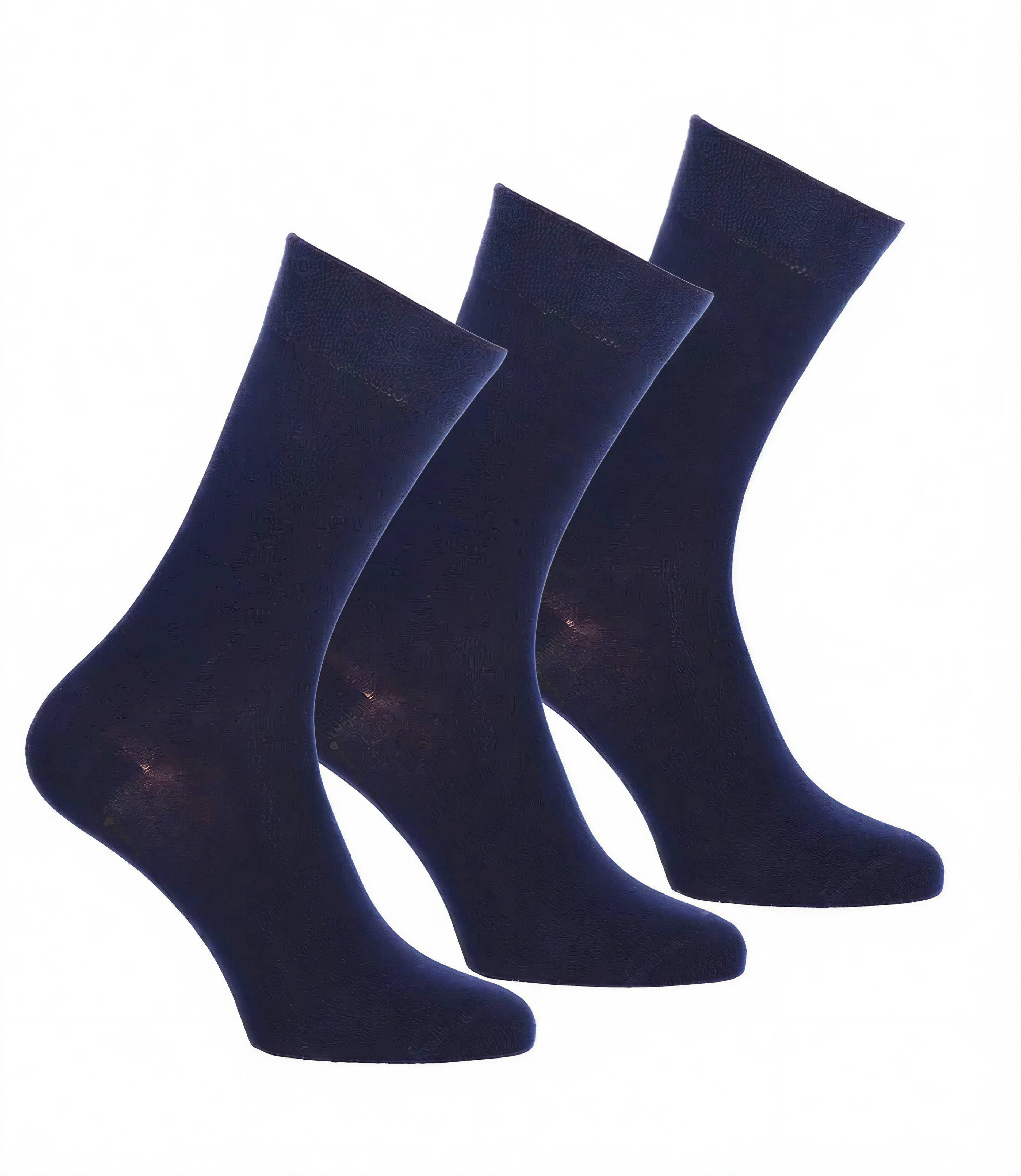Wilox Basicsocken Baumwolle Socken mit Softbund 3er Pack (3-Paar, 3er-Pack) aus hautfreundlicher Baumwolle