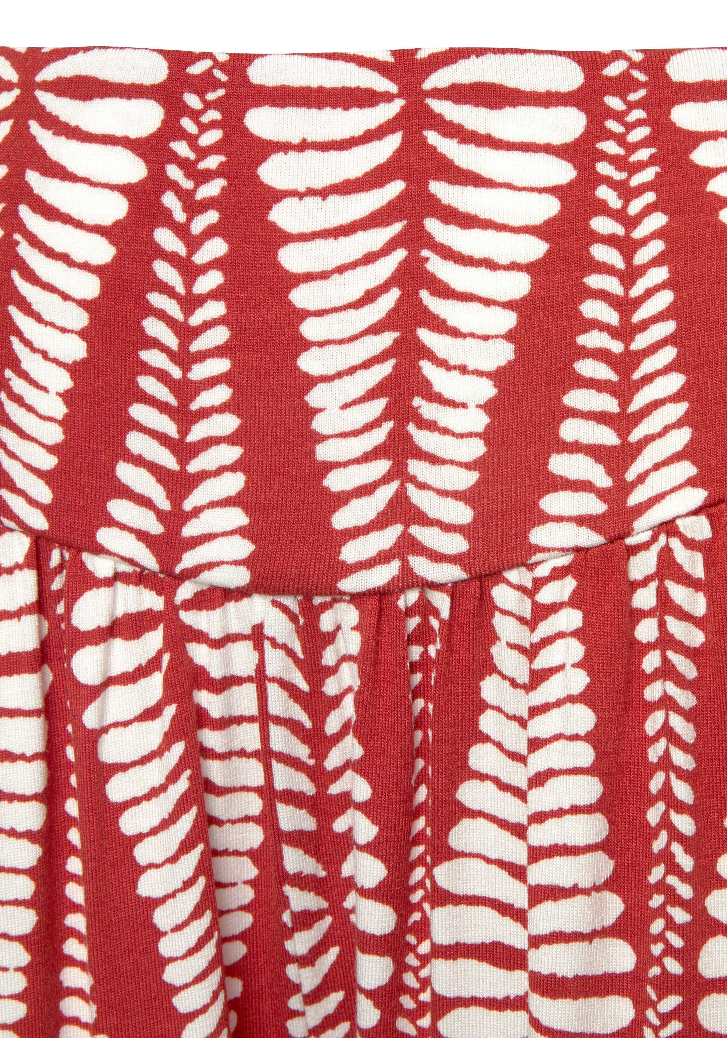 LASCANA 7/8-Hose mit breitem Bündchen, leichte Sommerhose mit Taschen, Strandhose