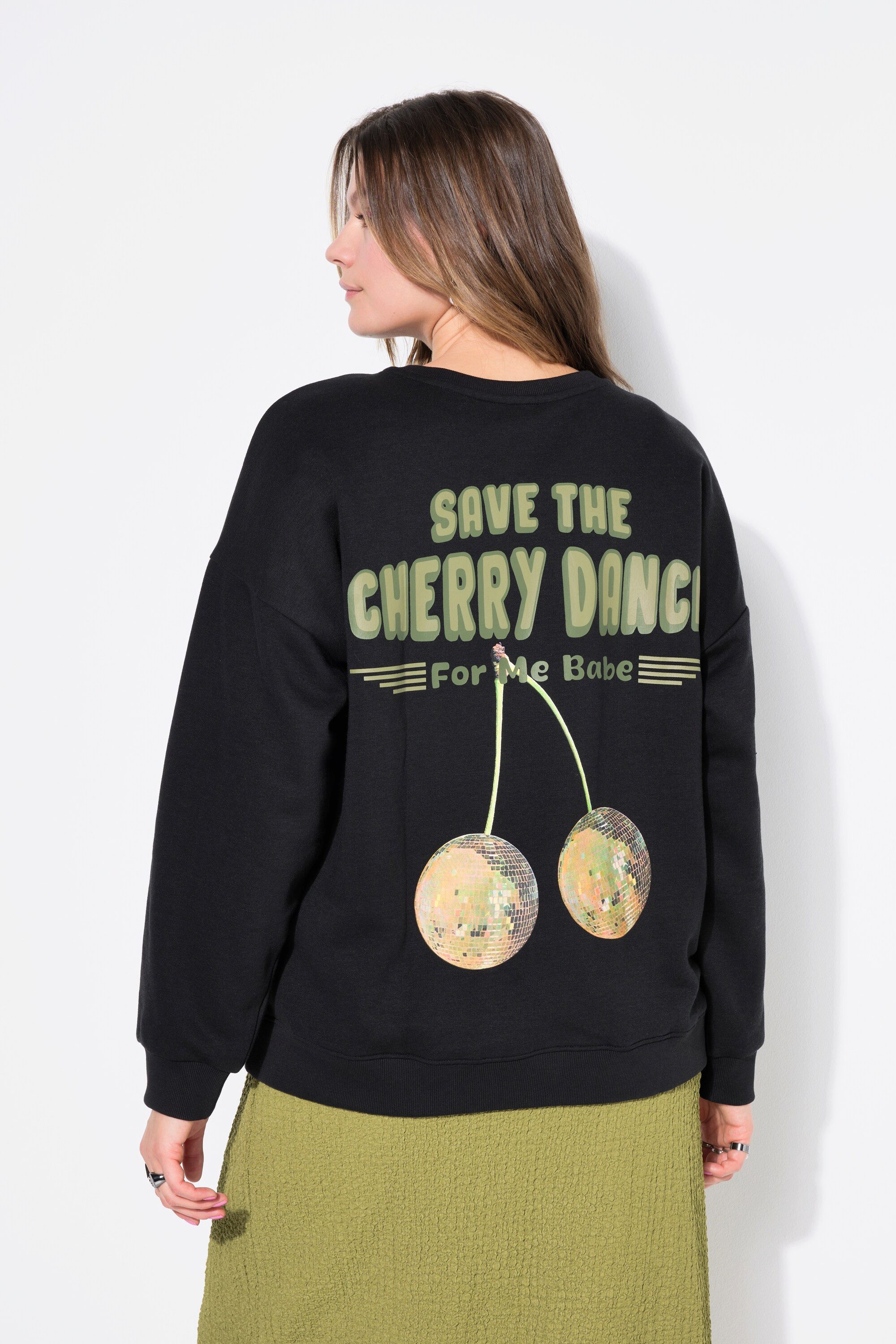Studio Untold Sweatshirt Sweatshirt oversized Cherry-Print