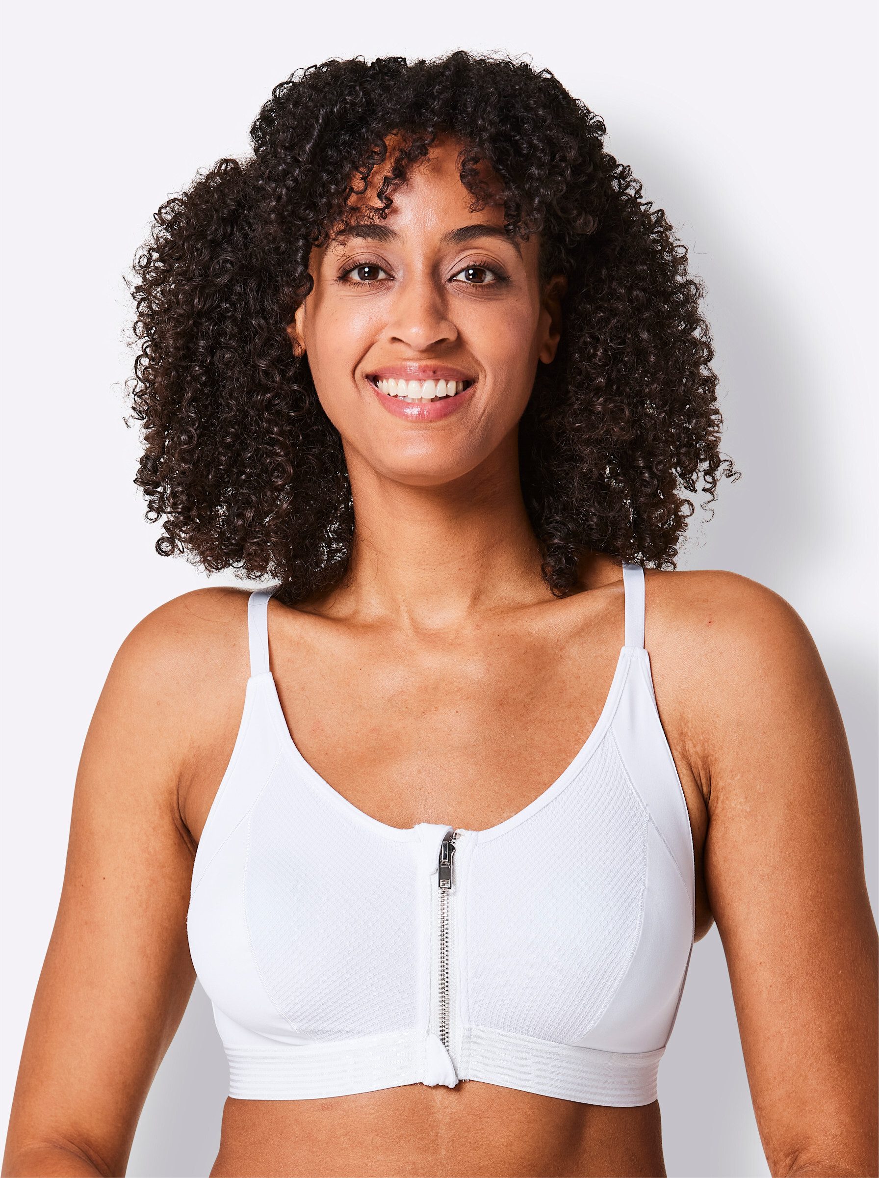 Witt Bügelloser BH Vorderverschluss-BH ohne Bügel