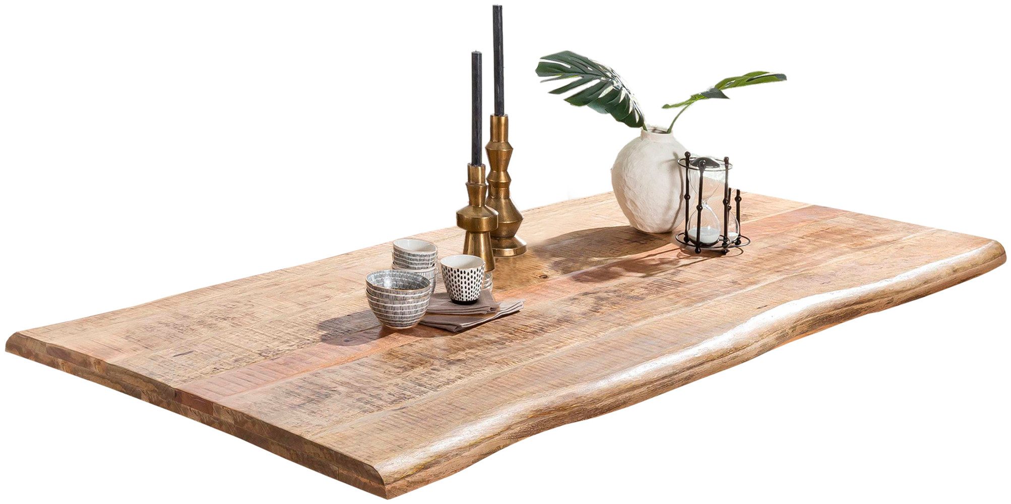 SIT Tischplatte (1 St), Baumkante wie gewachsen