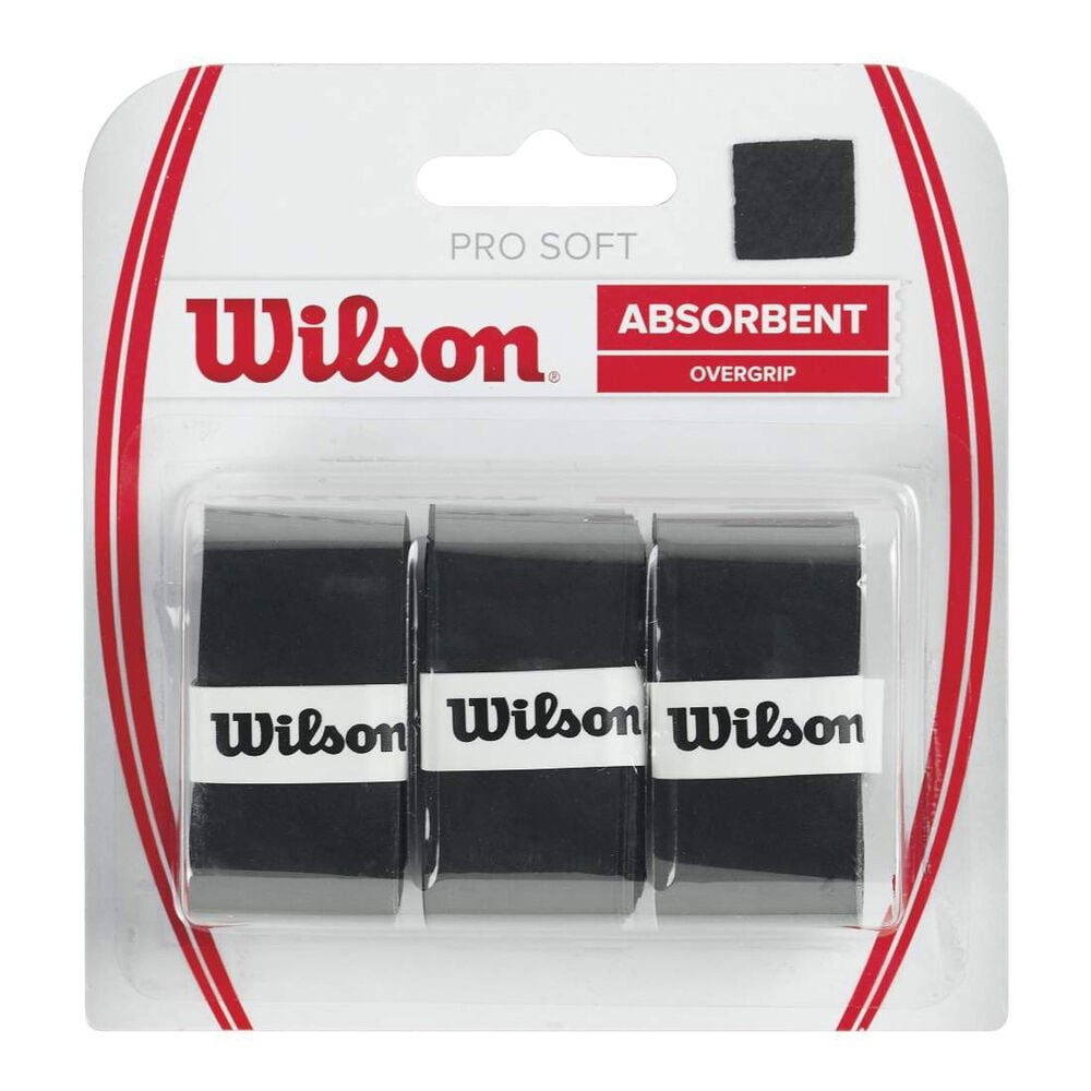 Griffband Soft Overgrip 3 Pack schwarz