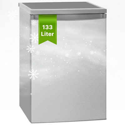 BOMANN Vollraumkühlschrank VS 2185.1, 84.5 cm hoch, 56 cm breit, 133 Liter, 3 Ablagen, Türanschlag wechselbar, LED