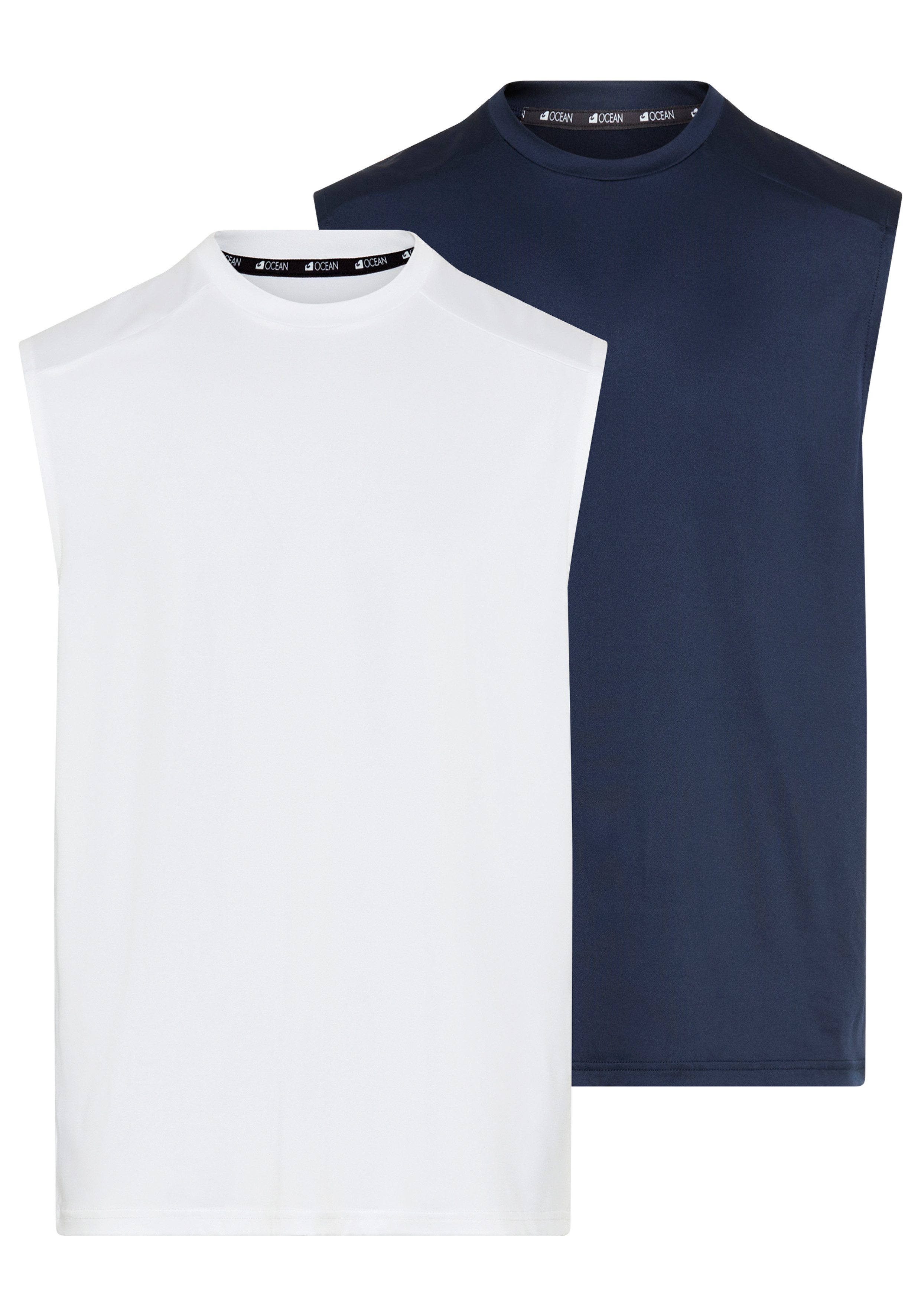 Ocean Sportswear Funktionsshirt atmungsaktiv, quick-dry (2er-Pack) Rundhalsausschnitt, unifarben