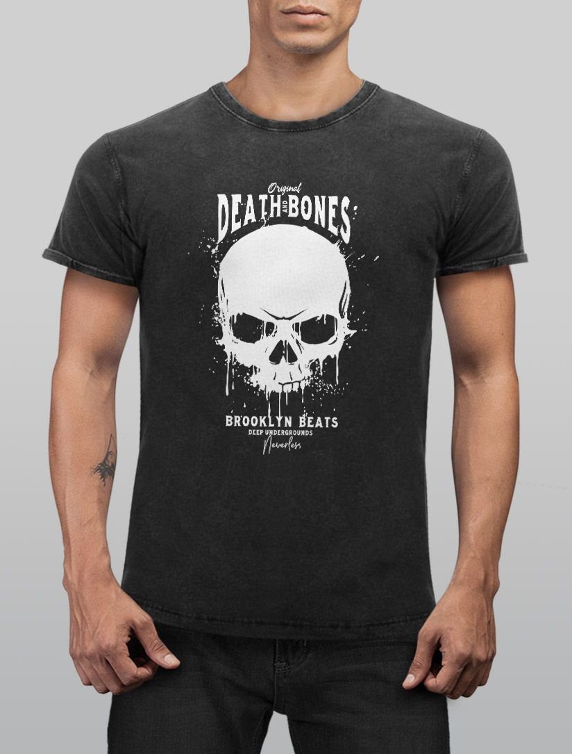 Neverless Print-Shirt Neverless® Herren T-Shirt Vintage günstig online kaufen