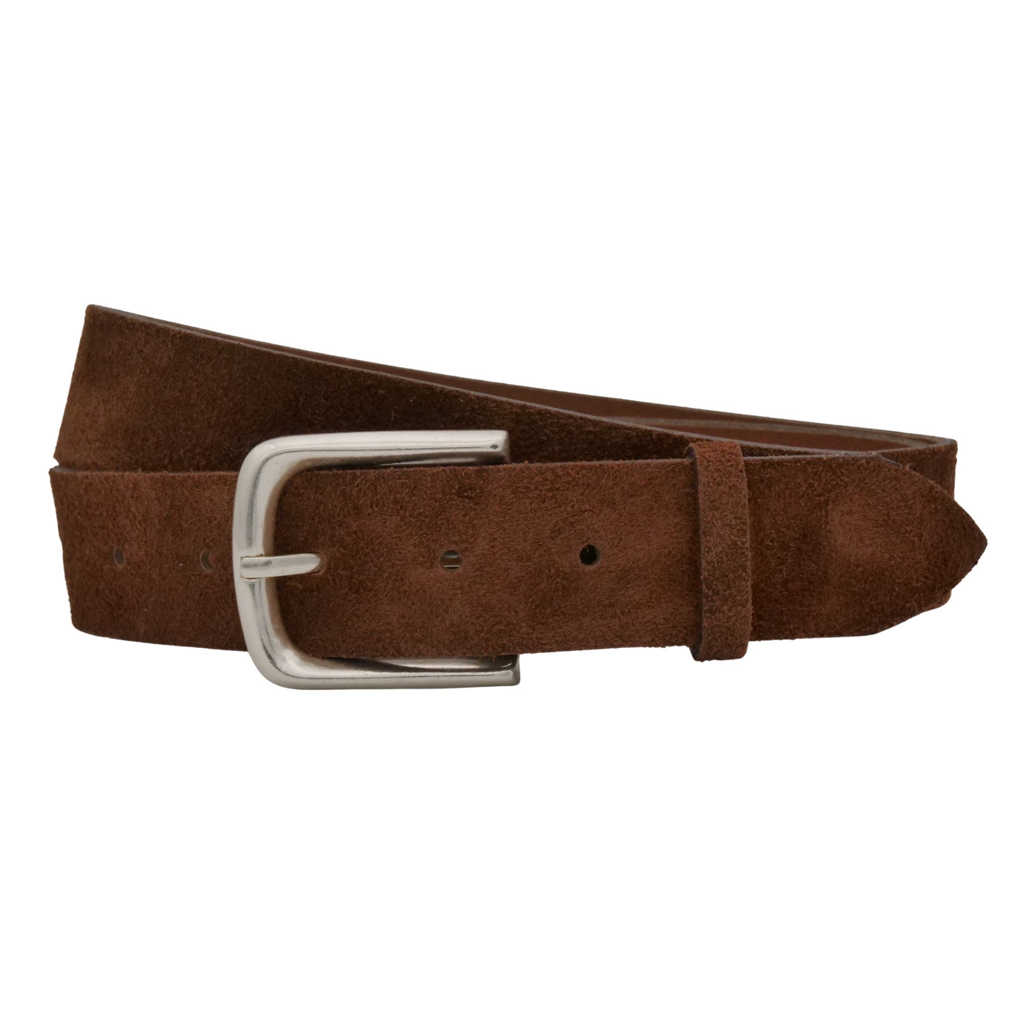 AnnaMatoni Ledergürtel AnnaMatoni Damen Ledergürtel in hochwertigem Velour günstig online kaufen