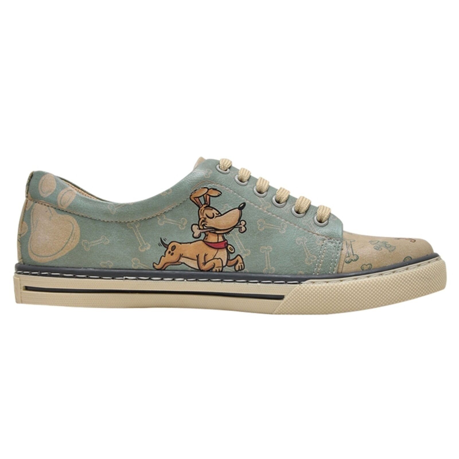 DOGO Classic Schnürsneaker Spirit Animal Damen Sneaker, Classic Sneaker Handgefertigt