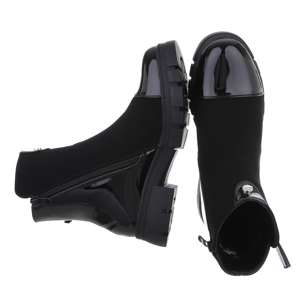 Ital-Design Damen Freizeit Stiefelette (87108541) Blockabsatz Plateaustiefe günstig online kaufen