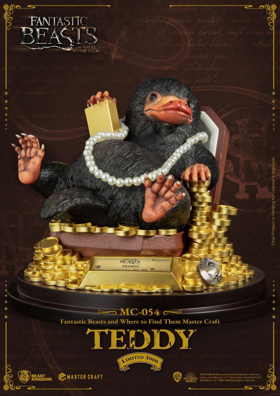 Beast Kingdom Toys Merchandise-Figur Phantastische Tierwesen Master Craft Statue Teddy 21 cm