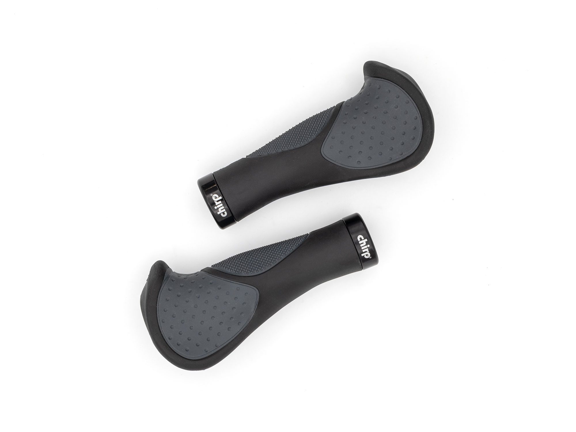 Chirp Fahrradlenkergriff Touring Gel II Griffe, ergonomische Form mit verbreiterter Handauflage