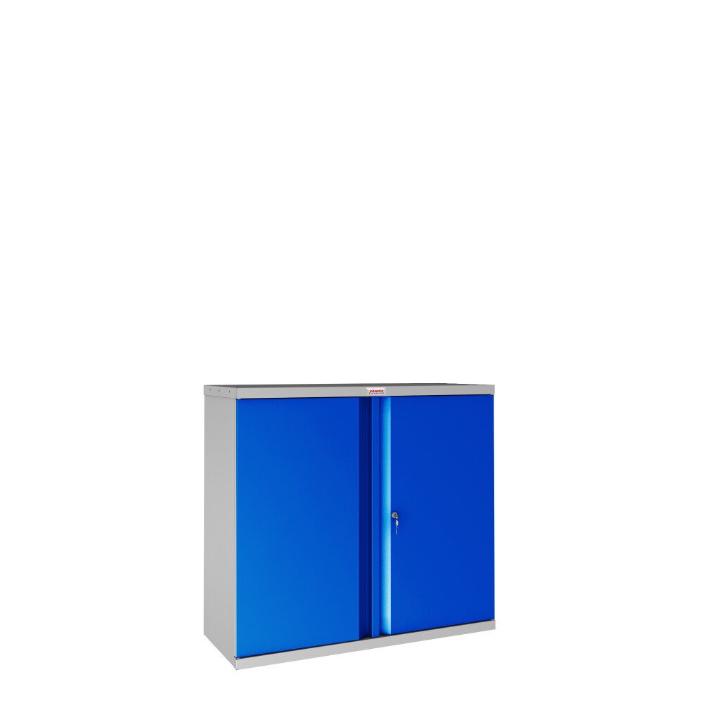 Phoenix Verschluss-Überfalle Phoenix SCL0891GBK - Stahlschrank - Schlüsselschloss - Grau / Blau, (1-tlg)