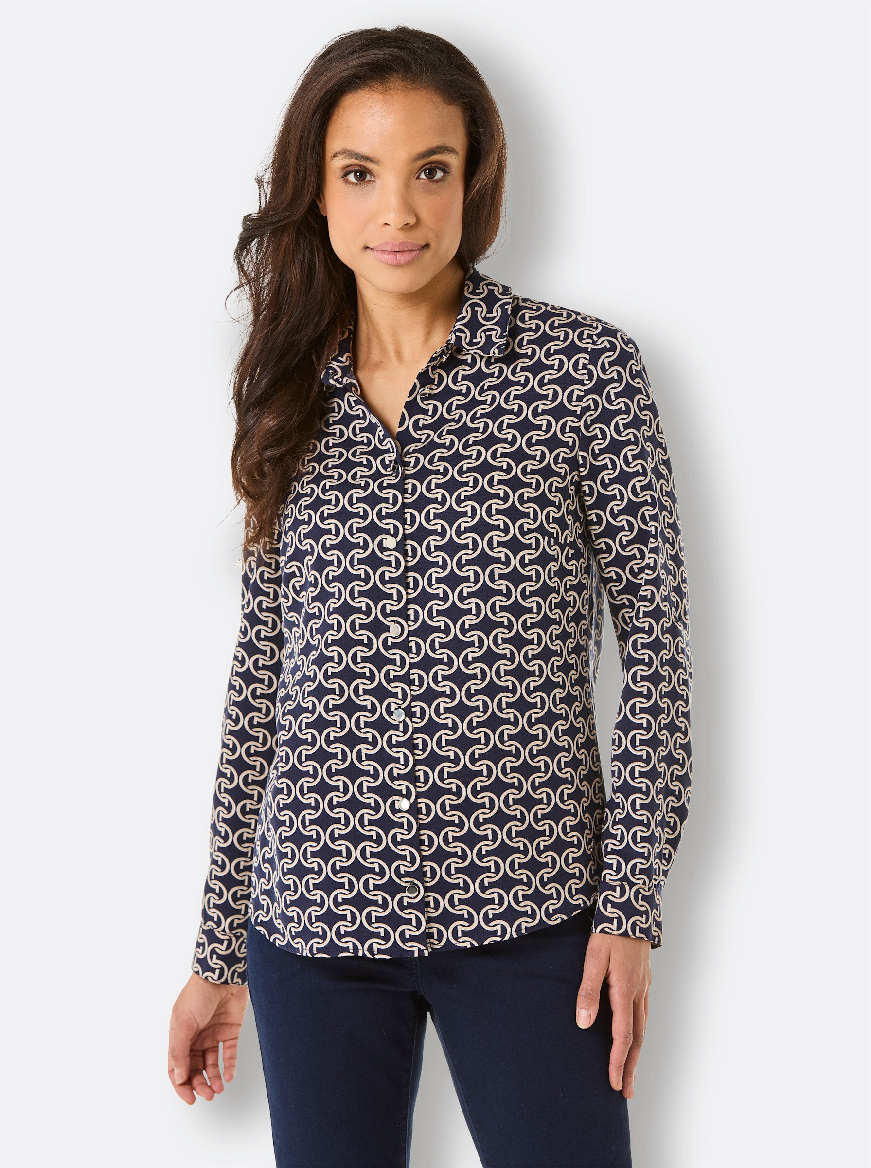 creation L Klassische Bluse Hemdbluse . günstig online kaufen