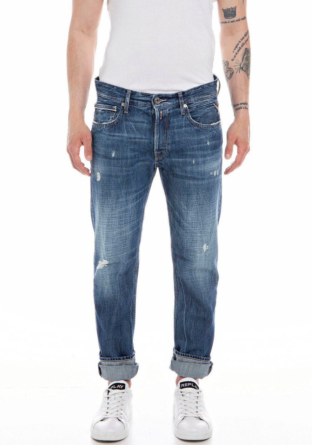 Replay Straight-Jeans Groover