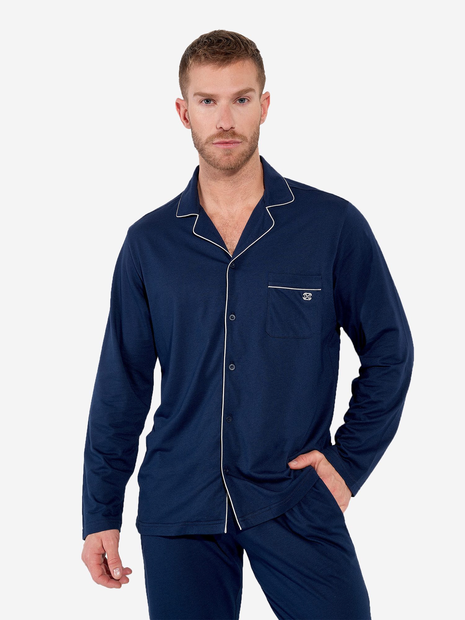 Hom Pyjama Rafael (2 tlg) schlafanzug schlafmode bequem