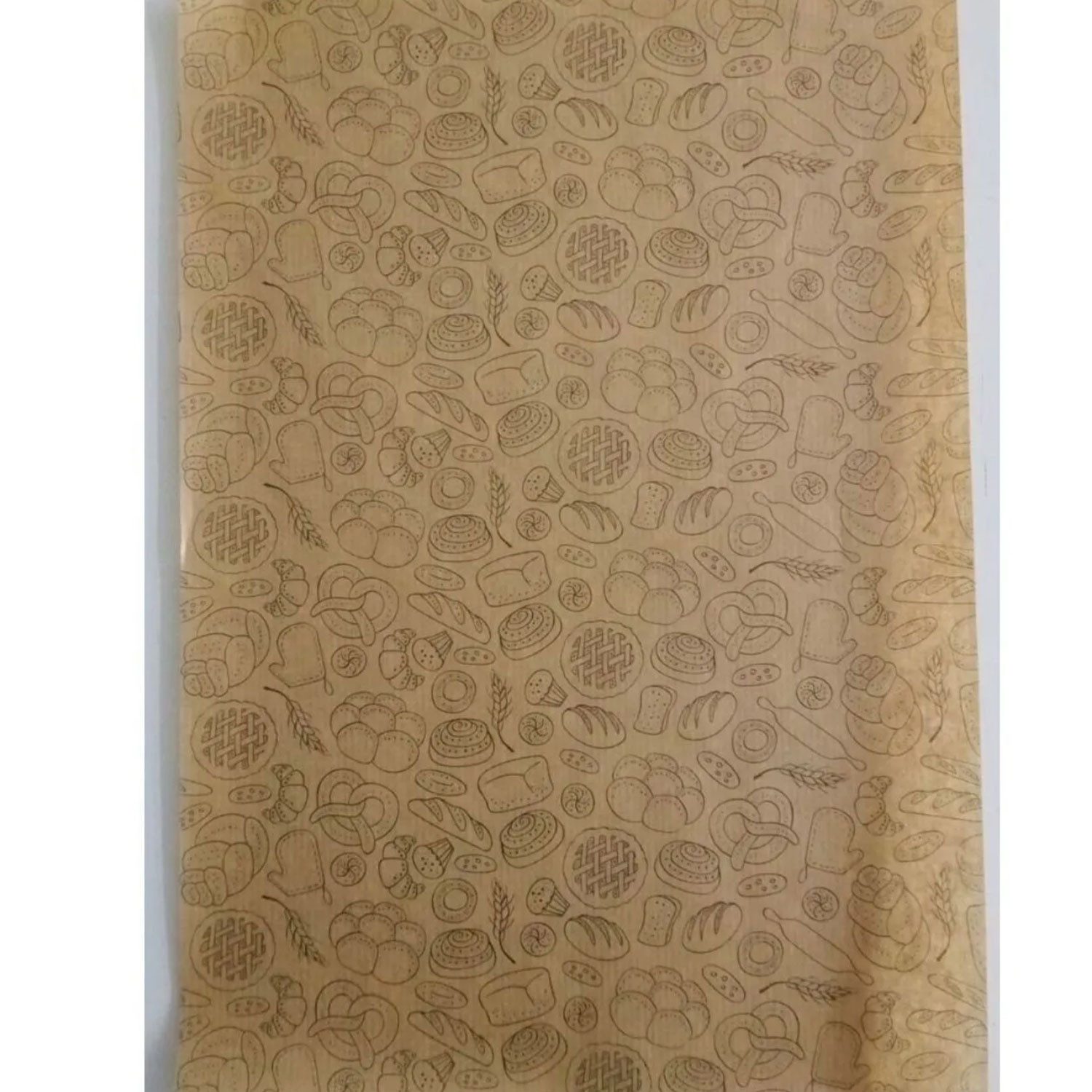 Jungengel Backpapier Vintage 50x Stück Hamburgerpapier Einschlagpapier Fettdicht 26x36 cm, Original-Holzzellstoff, Lebensmittelkomform, Vintage & Retro – Bild 5 von 5
