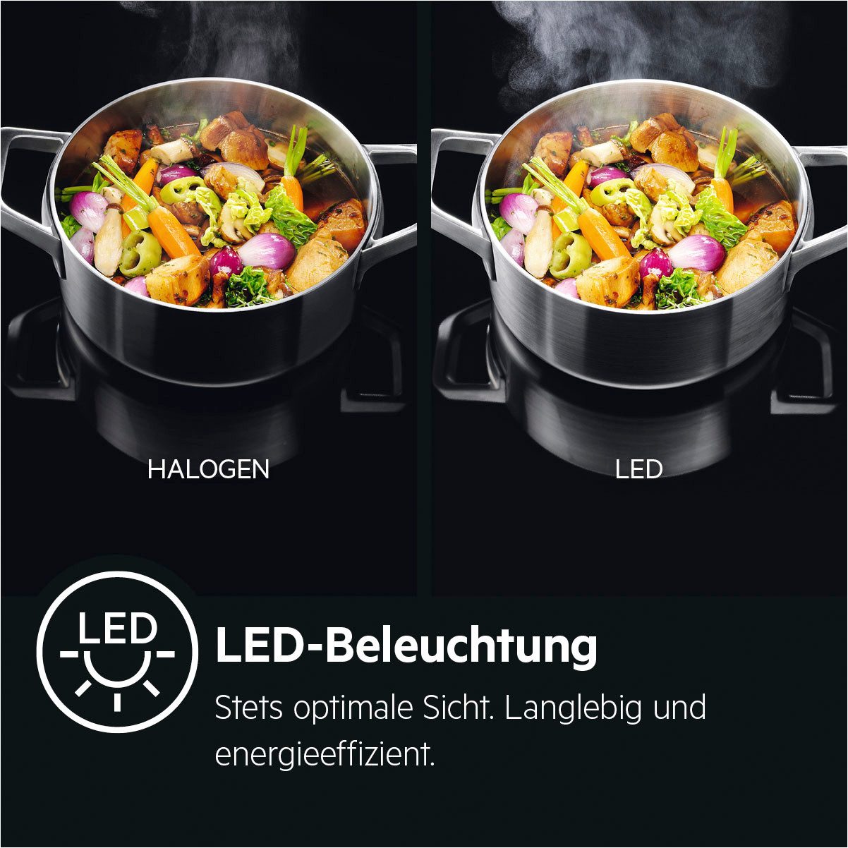 AEG Unterbauhaube DUB1611M mit LED-Beleuchtung, mit Aluminium-Fettfilter – Bild 5 von 5