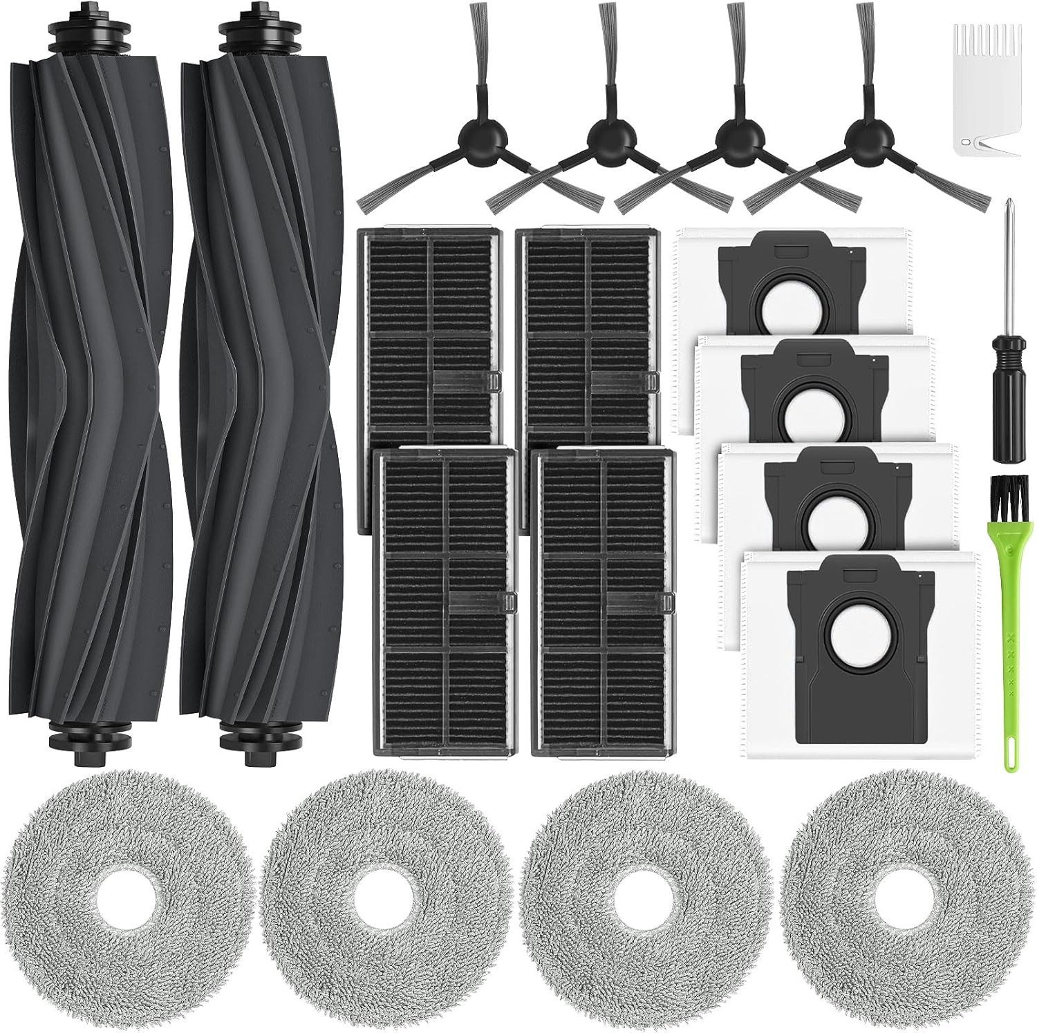 FELIXLEO Saugroboter Zubehör-Set 2 Zubehör Set für Dreame L10s Ultra Gen2 Mova E30 L40 AE Teile, (1-tlg)