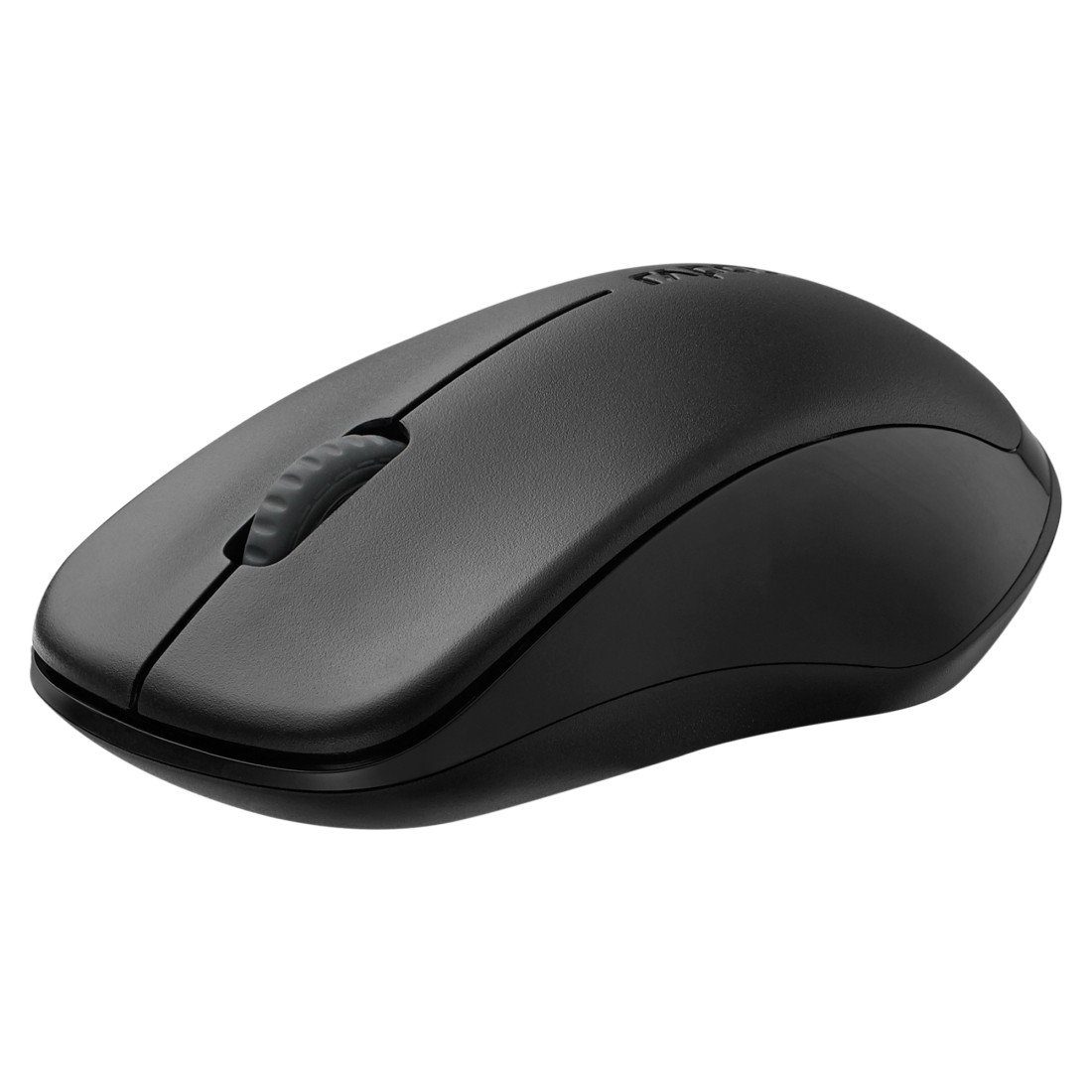 Rapoo 2.4 lautlose Maus, 1000 schwarz 1680 Silent (kabellos) DPI Kabellose GHz, Maus