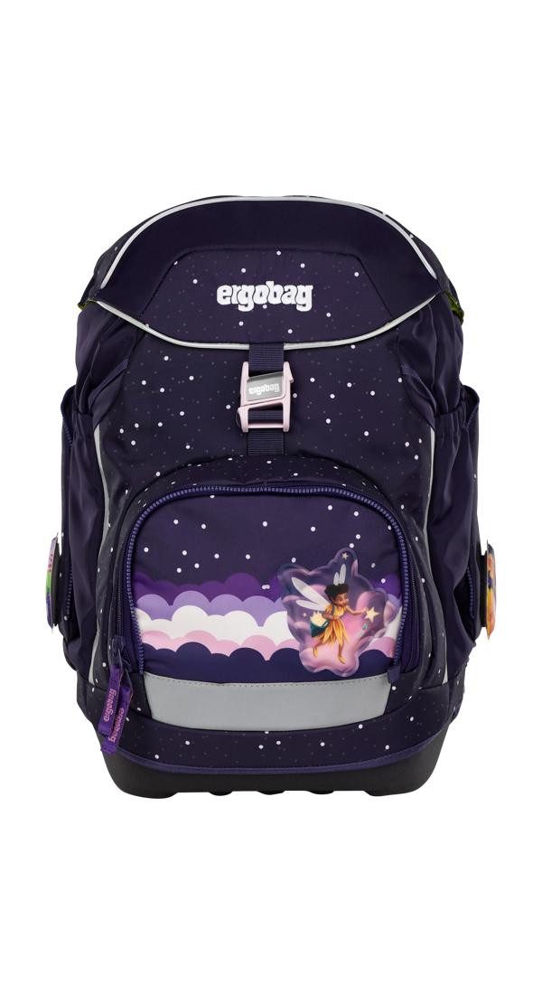 ergobag Schulranzen pack Set (6-tlg., 6-teiliges Set), größenverstellbares Rückensystem