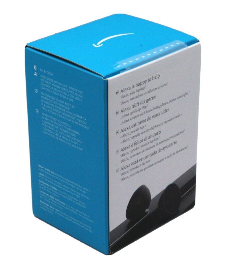 Klang, voller Lautsprecher Echo WLAN Bluetooth Speaker Kompakter W, Alexa & Amazon Smart (WiFi), 15 Smarter 2023 Sprachsteuerung, Bluetooth, Anthrazit Pop mit Energiesparmodus) (WLAN