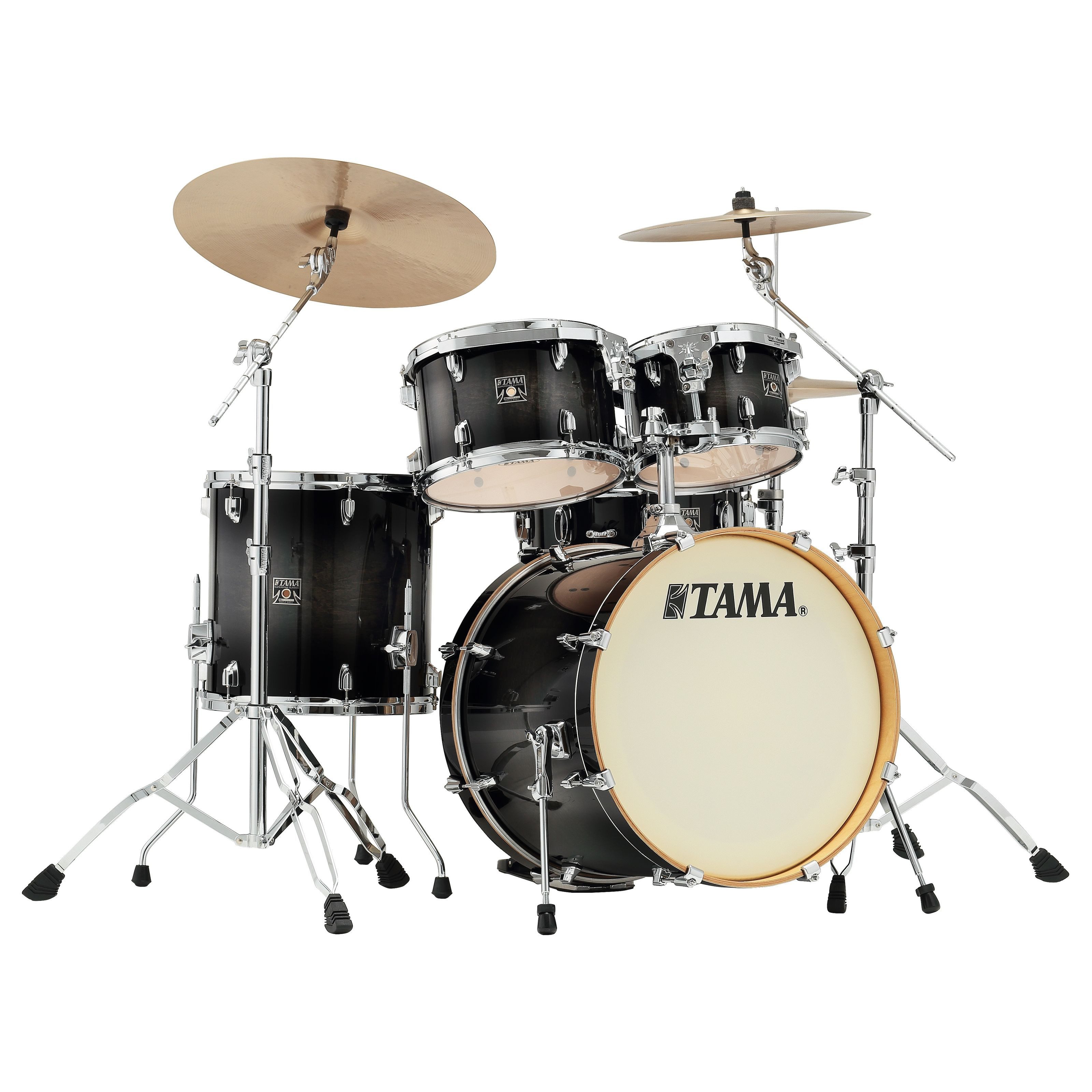 Tama Schlagzeug, Schlagzeuge, Drum-Sets, Superstar Classic CL50R-TPB Transparent Black Burst - Drumset