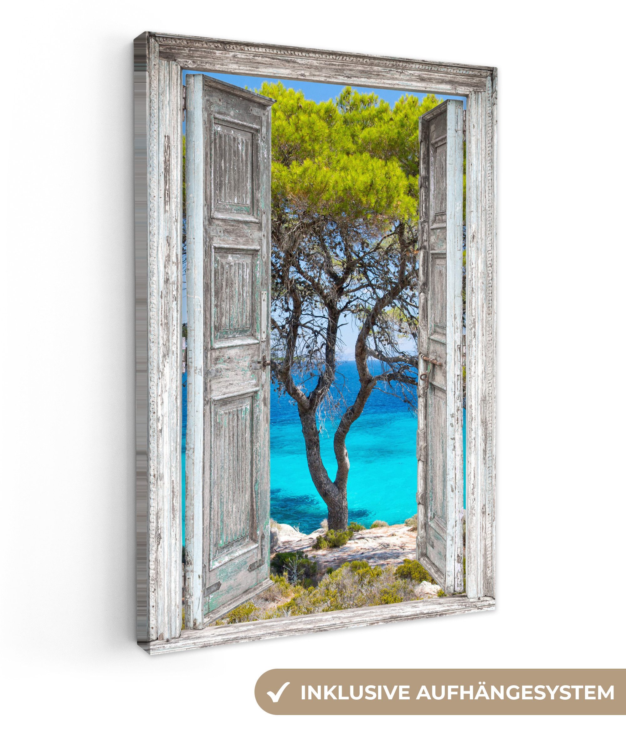 OneMillionCanvasses® Leinwandbild Baum - Tropisch - günstig online kaufen
