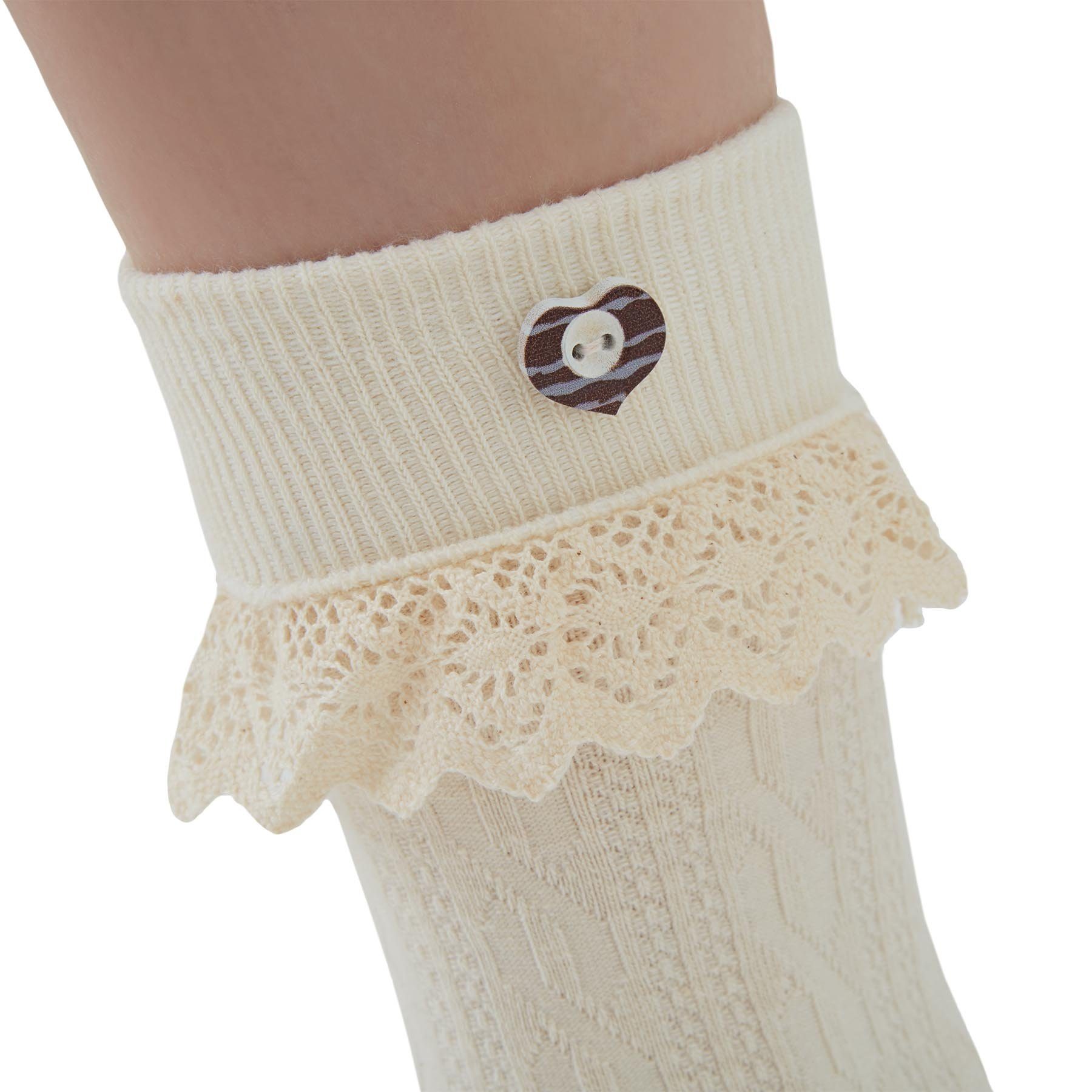 dressforfun Trachtensocken Socken mit Spitze