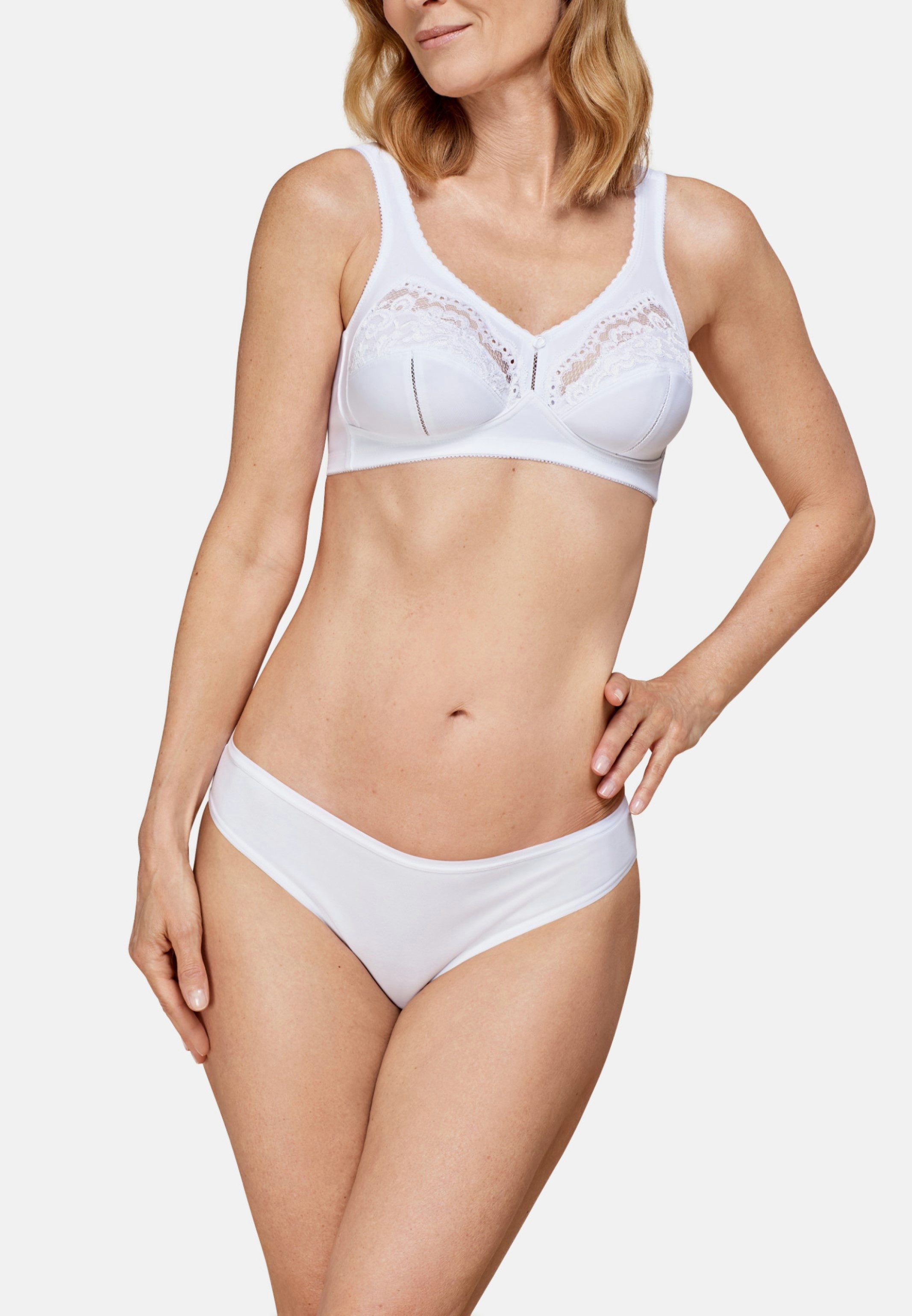 Triumph Bügelloser BH Allegra N (1-tlg) BH ohne Bügel - Trenslo-Stäbchen geben Halt von der Seite