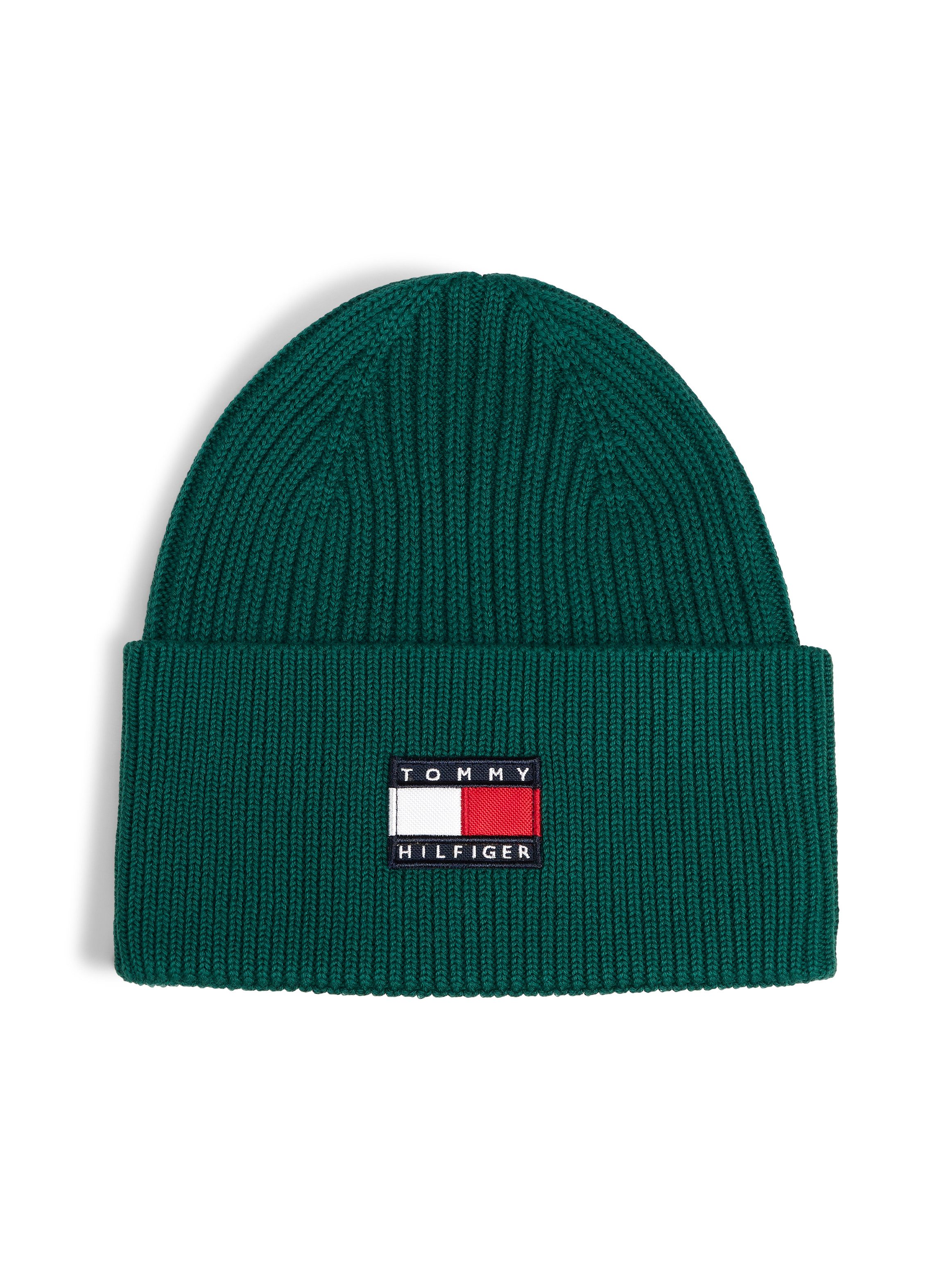 Tommy Hilfiger Beanie HERITAGE FLAG BEANIE Regular fit mit Markenlogo – Bild 2 von 5