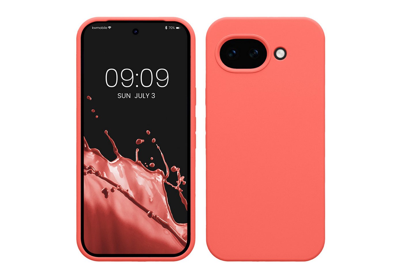 kwmobile Smartphone-Hülle Handyhülle für Google Pixel 10a Hülle, Weiches Handy Silikon Case - Schutzhülle Cover