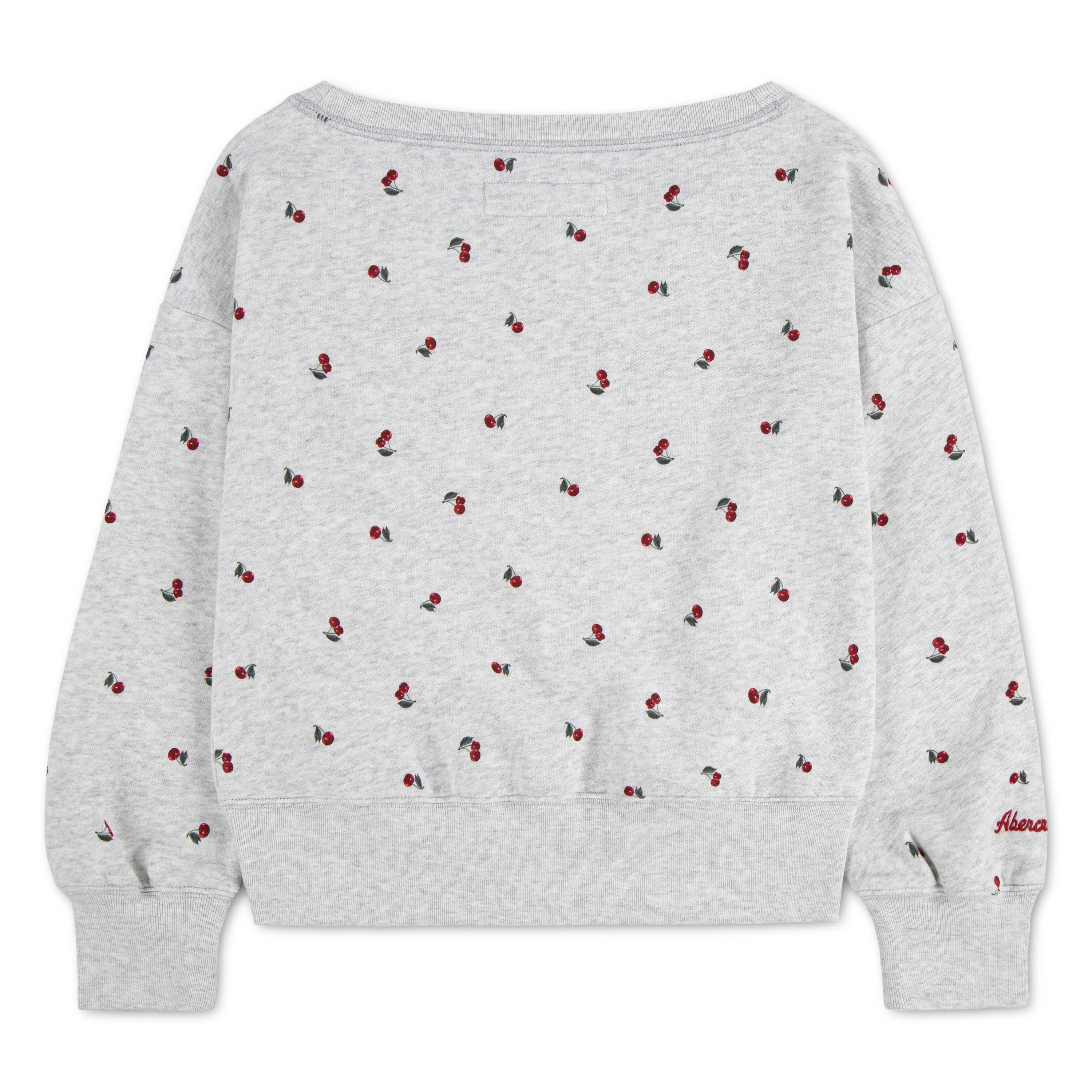 Abercrombie Kids Sweatshirt AFG PRINTED OFF SHLDR SWEATSHIRT mit Cherry-Alloverprint – Bild 3 von 4