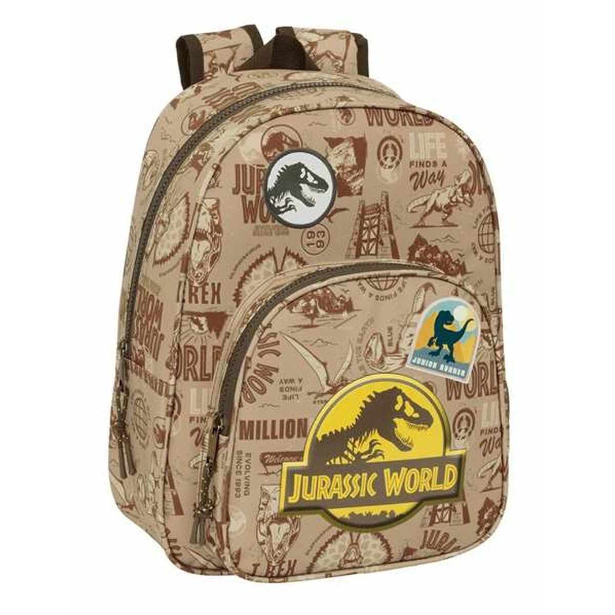 Jurassic World Kinderrucksack Rucksack Kinderrucksack Freizeitrucksack Jurassic World Dino Beige 27