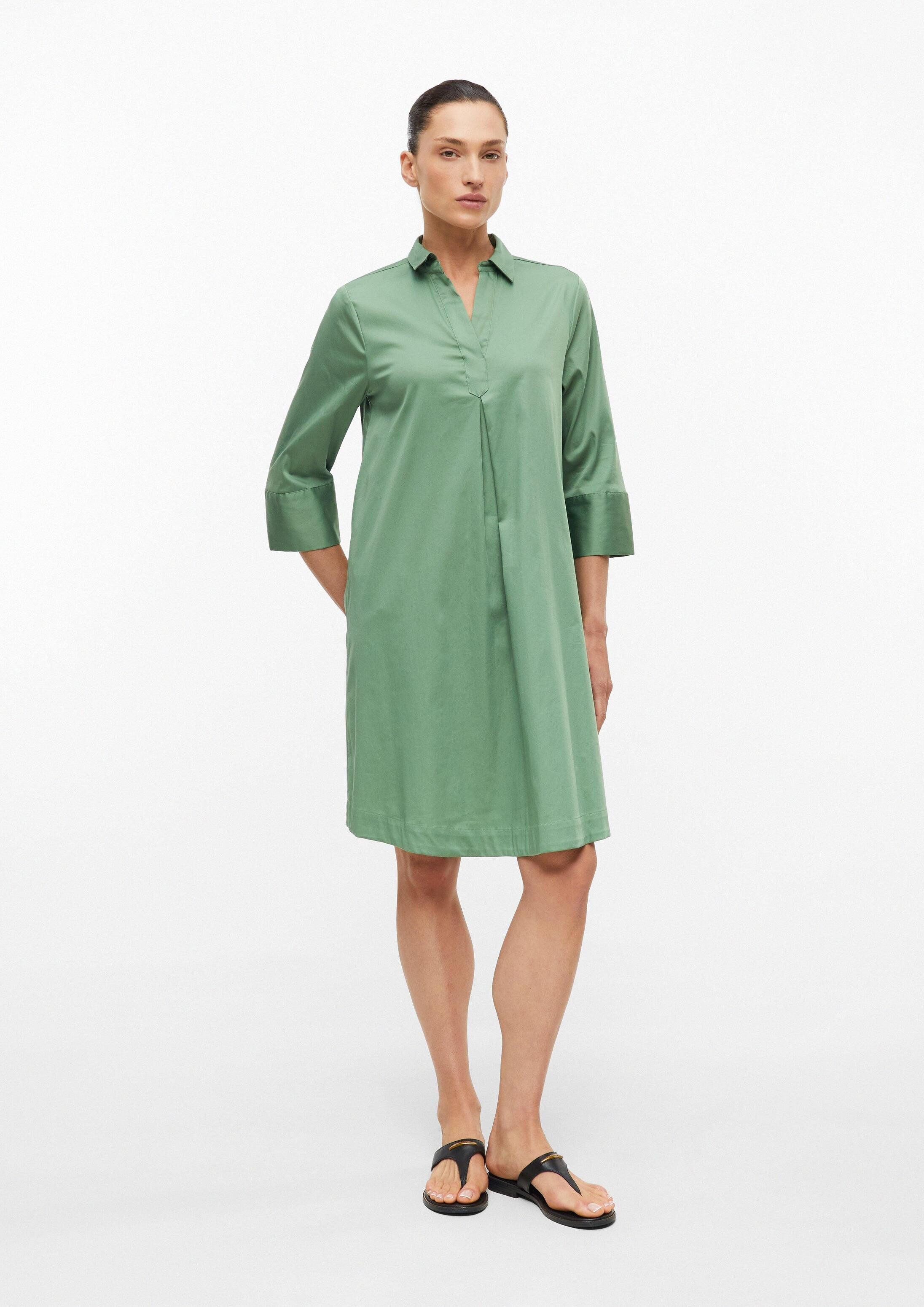 s.Oliver Minikleid Kleid Hemdblusenkleid aus Popeline